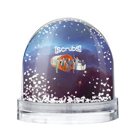 Снежный шар с принтом Сериал клиника в Санкт-Петербурге, Пластик | Изображение внутри шара печатается на глянцевой фотобумаге с двух сторон | 