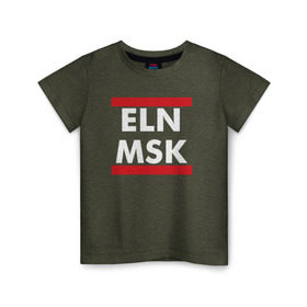 Детская футболка хлопок с принтом Elon Musk в Санкт-Петербурге, 100% хлопок | круглый вырез горловины, полуприлегающий силуэт, длина до линии бедер | elon musk | spacex | илон маск | космос | марс | спейс икс