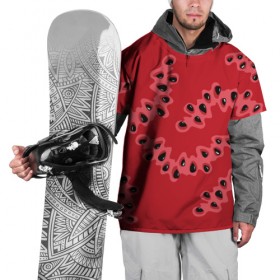 Накидка на куртку 3D с принтом Watermelon pattern в Санкт-Петербурге, 100% полиэстер |  | Тематика изображения на принте: pattern | watermelon | арбуз | еда | лето | фрукты | ягоды