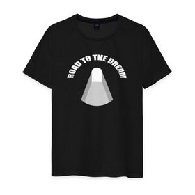 Мужская футболка хлопок с принтом Road to the dream T-shirt в Санкт-Петербурге, 100% хлопок | прямой крой, круглый вырез горловины, длина до линии бедер, слегка спущенное плечо. | rdr | road to dream