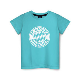 Детская футболка хлопок с принтом FC Bayern Munchen #2 в Санкт-Петербурге, 100% хлопок | круглый вырез горловины, полуприлегающий силуэт, длина до линии бедер | bayern | football | munchen | бавария | байерн | мюнхен | мюнхенская