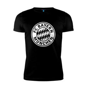 Мужская футболка премиум с принтом FC Bayern Munchen #2 в Санкт-Петербурге, 92% хлопок, 8% лайкра | приталенный силуэт, круглый вырез ворота, длина до линии бедра, короткий рукав | Тематика изображения на принте: bayern | football | munchen | бавария | байерн | мюнхен | мюнхенская