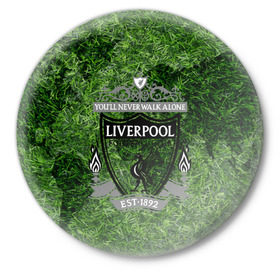 Значок с принтом Championship Liverpool в Санкт-Петербурге,  металл | круглая форма, металлическая застежка в виде булавки | football | soccer | ливерпуль