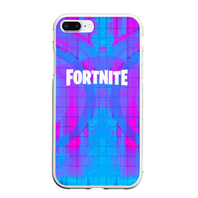 Чехол для iPhone 7Plus/8 Plus матовый с принтом Fortnite в Санкт-Петербурге, Силикон | Область печати: задняя сторона чехла, без боковых панелей | Тематика изображения на принте: fortnite | ветряк | город | гроза | деревья | зомби | игры | каменоломня | кристалы | молния | озеро