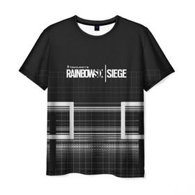Мужская футболка 3D с принтом RAINBOW SIX SIEGE в Санкт-Петербурге, 100% полиэфир | прямой крой, круглый вырез горловины, длина до линии бедер | action | game | rainbow six siege | tom clancys | игры | осада | радуга | радуга 6 | том кленси | шутер