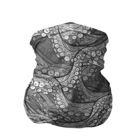Бандана-труба 3D с принтом Octopus dark в Санкт-Петербурге, 100% полиэстер, ткань с особыми свойствами — Activecool | плотность 150‒180 г/м2; хорошо тянется, но сохраняет форму | октопус | осьминог | щупальца