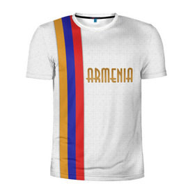 Мужская футболка 3D спортивная с принтом Armenia 2 в Санкт-Петербурге, 100% полиэстер с улучшенными характеристиками | приталенный силуэт, круглая горловина, широкие плечи, сужается к линии бедра | armenia | армения