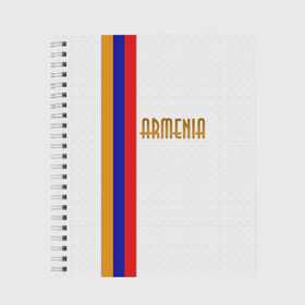 Тетрадь с принтом Armenia 2 в Санкт-Петербурге, 100% бумага | 48 листов, плотность листов — 60 г/м2, плотность картонной обложки — 250 г/м2. Листы скреплены сбоку удобной пружинной спиралью. Уголки страниц и обложки скругленные. Цвет линий — светло-серый
 | armenia | армения