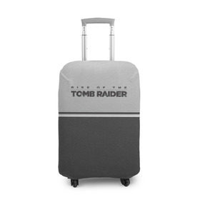 Чехол для чемодана 3D с принтом Rise of the Tomb Raider в Санкт-Петербурге, 86% полиэфир, 14% спандекс | двустороннее нанесение принта, прорези для ручек и колес | croft | lara | raider | tomb | гробниц | игра | крофт | лара | расхитительница