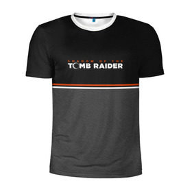 Мужская футболка 3D спортивная с принтом Shadow of the Tomb Raider в Санкт-Петербурге, 100% полиэстер с улучшенными характеристиками | приталенный силуэт, круглая горловина, широкие плечи, сужается к линии бедра | croft | lara | raider | tomb | гробниц | игра | крофт | лара | расхитительница