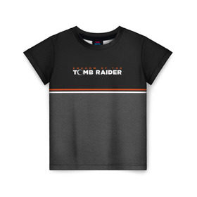 Детская футболка 3D с принтом Shadow of the Tomb Raider в Санкт-Петербурге, 100% гипоаллергенный полиэфир | прямой крой, круглый вырез горловины, длина до линии бедер, чуть спущенное плечо, ткань немного тянется | croft | lara | raider | tomb | гробниц | игра | крофт | лара | расхитительница
