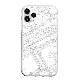 Чехол для iPhone 11 Pro матовый с принтом Топография_01 в Санкт-Петербурге, Силикон |  | survey | геодезист | геодезия | топография