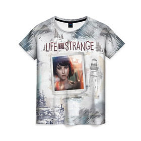 Женская футболка 3D с принтом Max. Life is Strange. в Санкт-Петербурге, 100% полиэфир ( синтетическое хлопкоподобное полотно) | прямой крой, круглый вырез горловины, длина до линии бедер | макс | странная жизнь