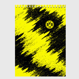 Скетчбук с принтом FC Borussia Dortmund в Санкт-Петербурге, 100% бумага
 | 48 листов, плотность листов — 100 г/м2, плотность картонной обложки — 250 г/м2. Листы скреплены сверху удобной пружинной спиралью | боруссия | дортмунд
