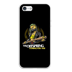 Чехол для iPhone 5/5S матовый с принтом The Offspring coming for you в Санкт-Петербурге, Силикон | Область печати: задняя сторона чехла, без боковых панелей | the offspring | офспринг | оффспринг | рок