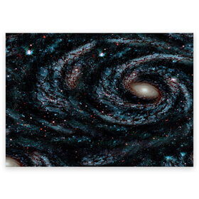 Поздравительная открытка с принтом Галактика в Санкт-Петербурге, 100% бумага | плотность бумаги 280 г/м2, матовая, на обратной стороне линовка и место для марки
 | abstraction | cosmos | nebula | space | star | universe | абстракция | вселенная | звезды | космос | мир | планеты