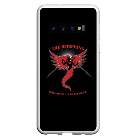 Чехол для Samsung Galaxy S10 с принтом The Offspring в Санкт-Петербурге, Силикон | Область печати: задняя сторона чехла, без боковых панелей | Тематика изображения на принте: the offspring | офспринг | оффспринг | рок