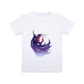 Детская футболка хлопок с принтом Final Fantasy IV в Санкт-Петербурге, 100% хлопок | круглый вырез горловины, полуприлегающий силуэт, длина до линии бедер | 