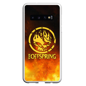 Чехол для Samsung Galaxy S10 с принтом The Offspring в Санкт-Петербурге, Силикон | Область печати: задняя сторона чехла, без боковых панелей | Тематика изображения на принте: the offspring | офспринг | оффспринг | рок