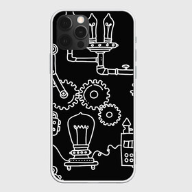 Чехол для iPhone 12 Pro с принтом Стиль стимпанк в Санкт-Петербурге, силикон | область печати: задняя сторона чехла, без боковых панелей | будущие | наука | прошлое | стимпанк | фантастика
