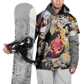 Накидка на куртку 3D с принтом Soul eater в Санкт-Петербурге, 100% полиэстер |  | Тематика изображения на принте: аниме | душ | мака | пожиратель | соул