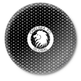 Значок с принтом Chelsea в Санкт-Петербурге,  металл | круглая форма, металлическая застежка в виде булавки | football | soccer | челси