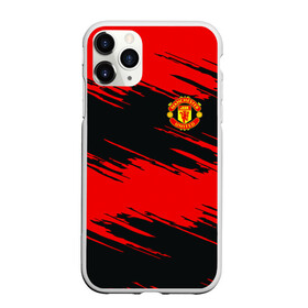 Чехол для iPhone 11 Pro Max матовый с принтом Manchester United в Санкт-Петербурге, Силикон |  | football | futbol | manchester | mu | sport | манчестер | мю | спорт | футбол | юнайтед