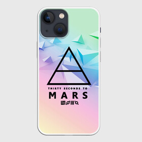 Чехол для iPhone 13 mini с принтом 30 Seconds to Mars в Санкт-Петербурге,  |  | 30 seconds to mars | punk | rock | альтернативный хип хоп | группа | инди поп | музыка | музыкальное произведение | ноты | панк | регги | рок | синти поп