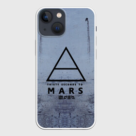 Чехол для iPhone 13 mini с принтом 30 Seconds to Mars в Санкт-Петербурге,  |  | 30 seconds to mars | punk | rock | альтернативный хип хоп | группа | инди поп | музыка | музыкальное произведение | ноты | панк | регги | рок | синти поп