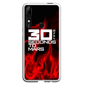 Чехол для Honor P Smart Z с принтом 30 Seconds to Mars in fire в Санкт-Петербурге, Силикон | Область печати: задняя сторона чехла, без боковых панелей | Тематика изображения на принте: 30 seconds to mars | punk | rock | альтернативный хип хоп | группа | инди поп | музыка | музыкальное произведение | ноты | панк | регги | рок | синти поп