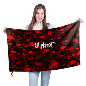 Флаг 3D с принтом Slipknot в Санкт-Петербурге, 100% полиэстер | плотность ткани — 95 г/м2, размер — 67 х 109 см. Принт наносится с одной стороны | punk | rock | альтернативный хип хоп | группа | инди поп | музыка | музыкальное произведение | ноты | панк | регги | рок | синти поп