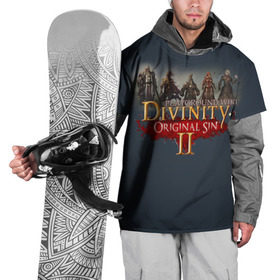 Накидка на куртку 3D с принтом Divinity, Original Sin, Божество, Дивинити в Санкт-Петербурге, 100% полиэстер |  | 