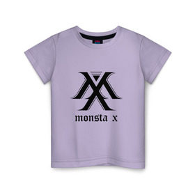 Детская футболка хлопок с принтом MONSTA X_4 в Санкт-Петербурге, 100% хлопок | круглый вырез горловины, полуприлегающий силуэт, длина до линии бедер | monsta x | монст х