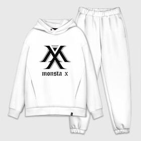 Мужской костюм хлопок OVERSIZE с принтом MONSTA X_4 в Санкт-Петербурге,  |  | monsta x | монст х