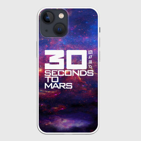 Чехол для iPhone 13 mini с принтом 30 Seconds to Mars в Санкт-Петербурге,  |  | 30 seconds to mars | punk | rock | альтернативный хип хоп | группа | инди поп | музыка | музыкальное произведение | ноты | панк | регги | рок | синти поп