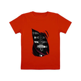 Детская футболка хлопок с принтом Five Nights At Freddy в Санкт-Петербурге, 100% хлопок | круглый вырез горловины, полуприлегающий силуэт, длина до линии бедер | Тематика изображения на принте: 5 ночей с фредди | five nights at freddy
