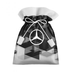 Подарочный 3D мешок с принтом Mercedes sport geometry в Санкт-Петербурге, 100% полиэстер | Размер: 29*39 см | auto | automobile | car | carbon | machine | mercedes | motor | motor car | sport car | автомашина | бренд | легковой автомобиль | марка | спортивный автомобиль | тачка
