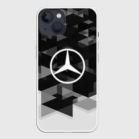 Чехол для iPhone 13 с принтом Mercedes sport geometry в Санкт-Петербурге,  |  | auto | automobile | car | carbon | machine | mercedes | motor | motor car | sport car | автомашина | бренд | легковой автомобиль | марка | спортивный автомобиль | тачка