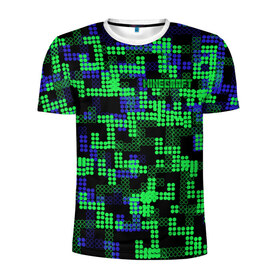 Мужская футболка 3D спортивная с принтом Minecraft в Санкт-Петербурге, 100% полиэстер с улучшенными характеристиками | приталенный силуэт, круглая горловина, широкие плечи, сужается к линии бедра | minecraft | miner | игра | инди | компьютерная | майнкрафт | мир | открытый | шахта | яркие