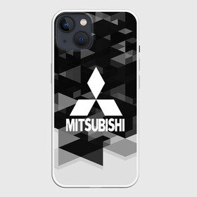 Чехол для iPhone 13 с принтом Mitsubishi sport geometry в Санкт-Петербурге,  |  |  машина | марка | митсубиси