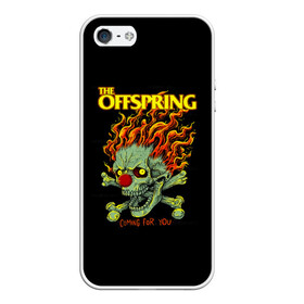 Чехол для iPhone 5/5S матовый с принтом The Offspring в Санкт-Петербурге, Силикон | Область печати: задняя сторона чехла, без боковых панелей | offspring | офспринг | оффспринг | рок