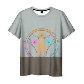 Мужская футболка 3D с принтом Dota 2 Invoker в Санкт-Петербурге, 100% полиэфир | прямой крой, круглый вырез горловины, длина до линии бедер | carl | dota | dota 2 | invoker | magus | дота | дота 2 | инвокер | карл | маг