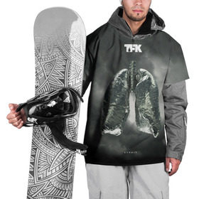 Накидка на куртку 3D с принтом TFK Exhale в Санкт-Петербурге, 100% полиэстер |  | Тематика изображения на принте: tfk | thousand foot krutch