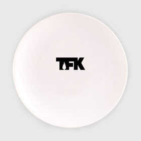 Тарелка с принтом TFK logo black в Санкт-Петербурге, фарфор | диаметр - 210 мм
диаметр для нанесения принта - 120 мм | tfk | thousand foot krutch