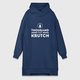 Платье-худи хлопок с принтом Thousand Foot Krutch logo в Санкт-Петербурге,  |  | tfk | thousand foot krutch