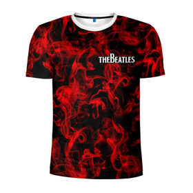 Мужская футболка 3D спортивная с принтом The Beatles в Санкт-Петербурге, 100% полиэстер с улучшенными характеристиками | приталенный силуэт, круглая горловина, широкие плечи, сужается к линии бедра | альтернативный | блюз | британская | готик | гранж | метал | музыка | пост | рок группа | хард