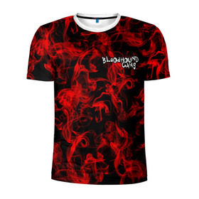 Мужская футболка 3D спортивная с принтом Bloodhound Gang в Санкт-Петербурге, 100% полиэстер с улучшенными характеристиками | приталенный силуэт, круглая горловина, широкие плечи, сужается к линии бедра | альтернативный | американская | глэм | готик | гранж | метал | музыка | пост | рок группа | хард