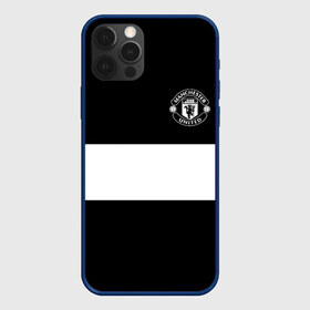 Чехол для iPhone 12 Pro Max с принтом FC Manchester United в Санкт-Петербурге, Силикон |  | black   white | england | football | logo | manchester united | sport | англия | арт | лига | лого | манчестер юнайтед | спорт | текстура | фк | футбол | футбольный клуб | черно белый | эмблема