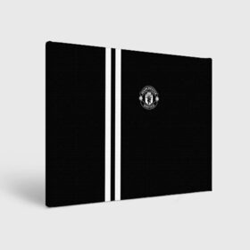Холст прямоугольный с принтом Manchester United Black&White в Санкт-Петербурге, 100% ПВХ |  | england | football | logo | manchester united | sport | англия | арт | лига | лого | манчестер юнайтед | спорт | текстура | фк | футбол | футбольный клуб | эмблема