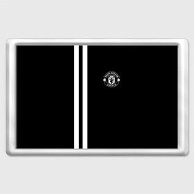 Магнит 45*70 с принтом Manchester United Black&White в Санкт-Петербурге, Пластик | Размер: 78*52 мм; Размер печати: 70*45 | Тематика изображения на принте: england | football | logo | manchester united | sport | англия | арт | лига | лого | манчестер юнайтед | спорт | текстура | фк | футбол | футбольный клуб | эмблема